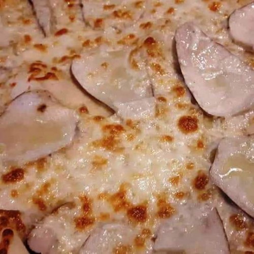 Pizza con funghi porcini