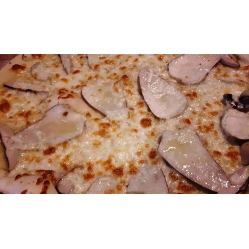 Pizza con funghi porcini